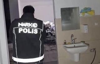 Eski fabrika binasını uyuşturucu imalathanesine...