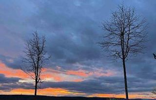 Eskişehir’de gün batımı görsel şölen sundu