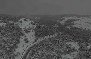 Eskişehir’in yüksek rakımlı dağlarının karla...