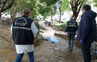 Evinin önündeki parkta ölü bulundu