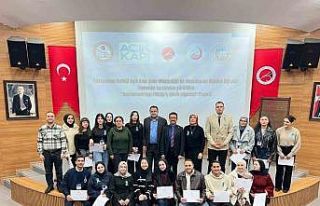 Filistin’i anlatan resimlerin yer aldığı sergiye...