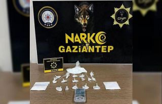 Gaziantep’te 198 gram kokain ele geçirildi