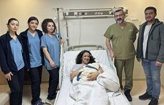 Gaziantep’te 2026 yılının ilk bebeği "Ayaz"...