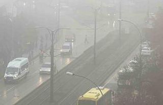 Gaziantep’te etkili olan sis görüş mesafesini...