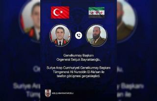 Genelkurmay Başkanı Bayraktaroğlu, Suriyeli mevkidaşı...
