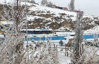 Göle ilçesi eksi 20 dereceyle dondu