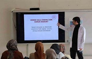Halk Eğitim Merkezi kursiyerlerine verem eğitimi