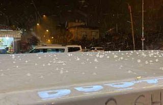 Hatay’da dolu yağışı