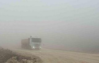 Hatay’da yüksek kesimlerde sis