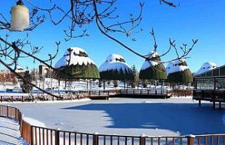 Hava sıcaklıklarının eksi 13’ü gördüğü...