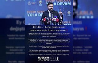 Hüseyin Okandan: "Ey CHP, kendi gündeminizi...