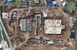 İçme suyu arıtma tesisi hızla yükseliyor