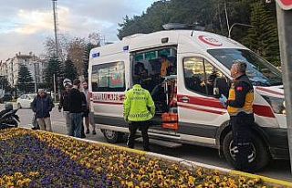 İki motosiklet çarpıştı: 1 yaralı