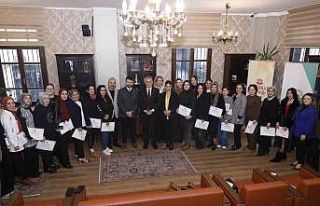 İlkadım’da kursiyerlerin sertifika heyecanı