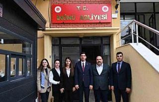 İnönü Adliyesi’ne hayırlı olsun ziyareti