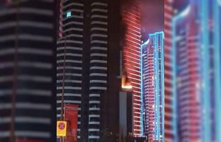 İzmir’de lüks yapıda yangın paniği