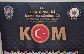 Kaçakçılık operasyonunda çok sayıda ürün ele...