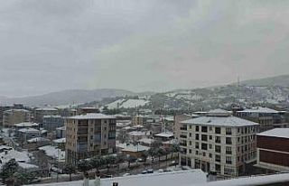 Kale beyaza büründü