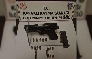 Kapaklı’da 2 ruhsatsız tabanca ele geçti