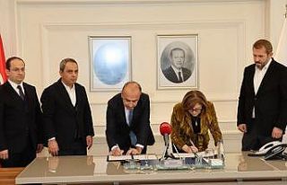 Kapalı spor salonu protokolü imzalandı