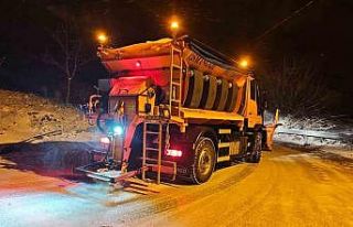 Kar yağışı Osmangazi’de hayatı aksatmadı