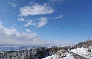 Kar yağışı sonrası kartpostallık görüntüler...