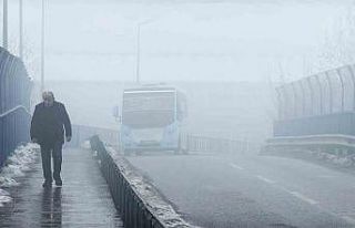 Karabük’te yoğun sis görüş mesafesini düşürdü