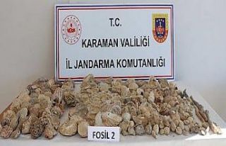 Karaman’da kaçak sigara ile 420 adet fosil ele...