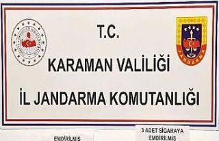 Karaman’da peçete ve sigaraya emdirilmiş uyuşturucu...