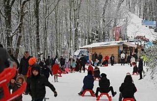 Karne hediyesi kar eğlencesi: Aktepe’de 7’den...