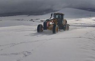 Kars’ta 11 köy yolu ulaşıma kapalı bulunuyor