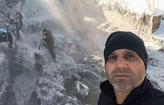 Kars’ta HES çalışanlarının eksi 30 derece soğukta...