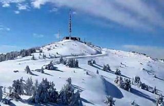 Kavaklıdere beyaza büründü