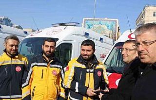 Kayseri’de 12 ambulans daha hizmete başladı
