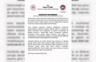 Kayseri’de eğitime 1 gün ara verildi