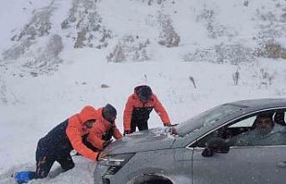 Kayseri’de mahsur kalan 117 kişi kurtarıldı