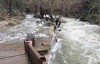Kazdağların’da ani kar erimesi ve sağanak yağış...