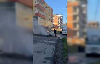 Kazı sırasında delinen doğal gaz borusu nedeniyle...