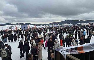 Keltepe Kayak Festivali renkli görüntülere sahne...