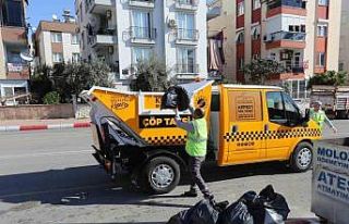 Kepez’den 2025’te, 248 bin 403 ton çöp toplandı