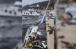 Keşan’da tekne battı, çatılar uçtu, iş yerleri...