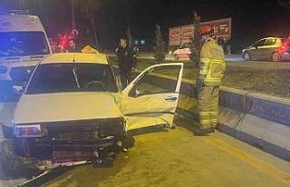 Kırıkkale’de 2 otomobil çarpıştı: 2 yaralı