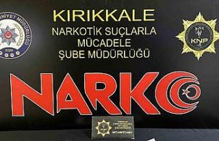 Kırıkkale’de uyuşturucu operasyonunda bir şüpheli...