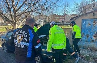 Kırklareli’nde atıl durumdaki park edilmiş araçlar...