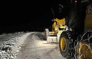 Kırşehir’de kapanan yollar açıldı