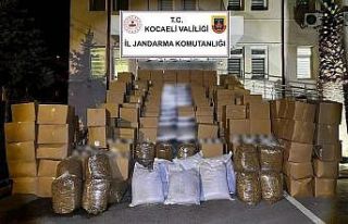 Kocaeli’de 6,3 milyon liralık makaron ve tütün...