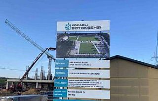 Kocaelispor’un modern spor üssü yükseliyor