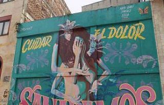 Kolombiya’da grafitiler şehrin kimliğini gözler...