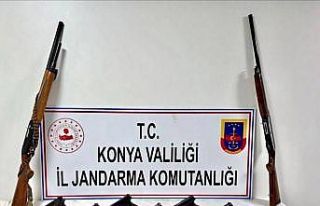 Konya’da silah operasyonu: 2 tutuklama
