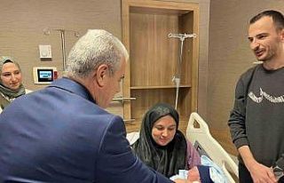 Konya’da yeni yılın ilk bebeği Alparslan bebek...